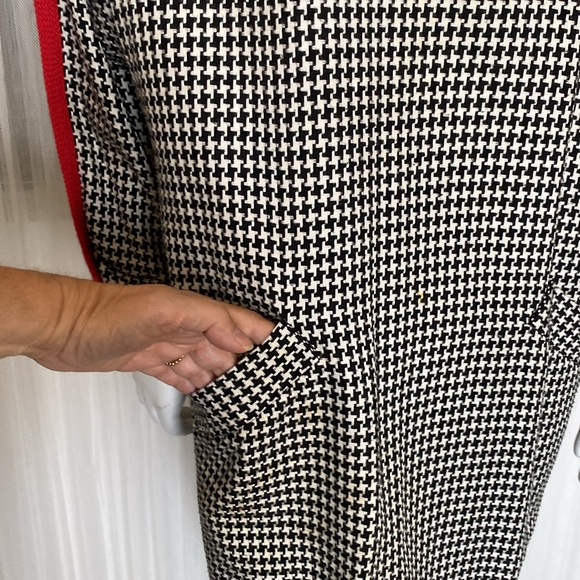 REDUCED!!!Vintage 70’s Jac Dale by Nina Wills houndstooth black and white! - Picture 6 of 17